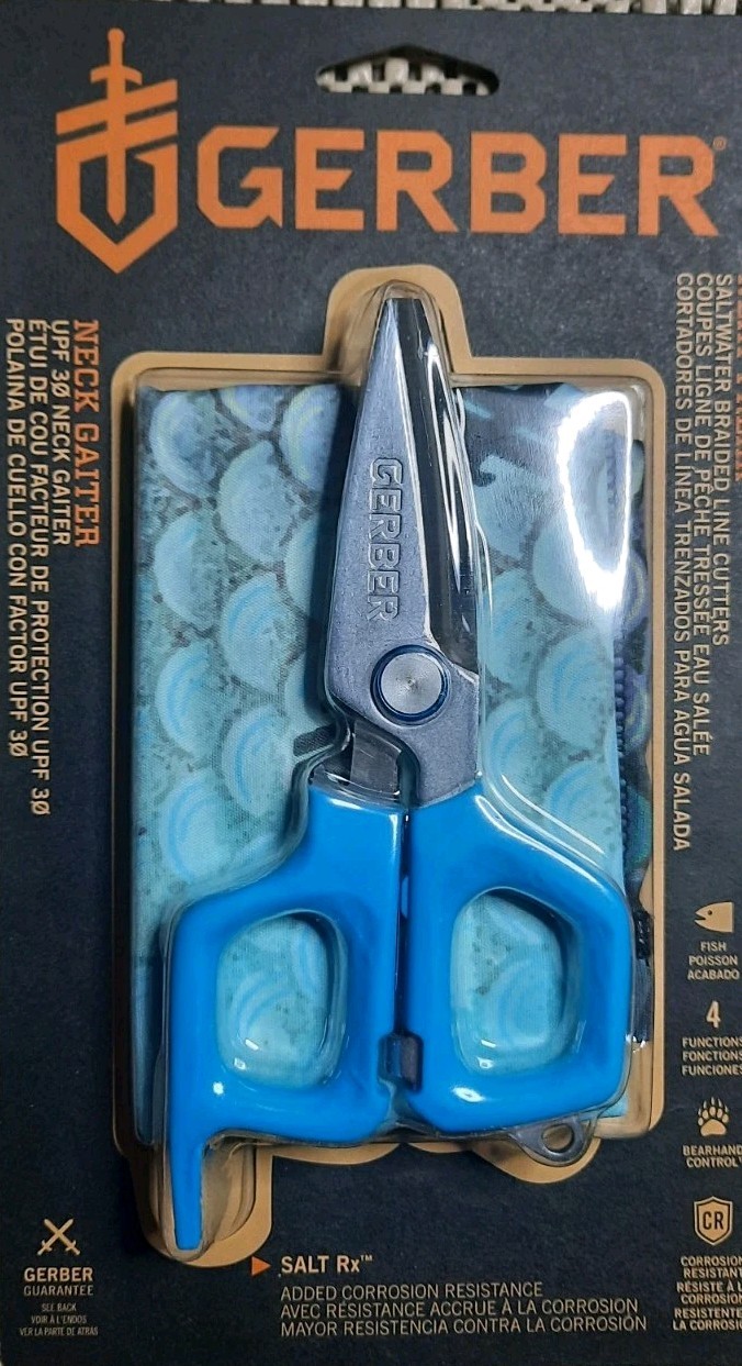 GERBER Neat Freak SALT RX SCISSORS/Braided Line.Cutter.CRIMPER.SP,ED NECK GAITER