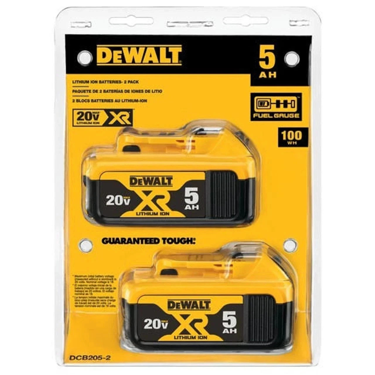 2026 Date 2 Pack DEWALT DCB205-2 20V MAX Premium Lithium-Ion 5.0Ah Battery New 2026 Date 2 Pack DEWALT DCB205-2 20V MAX Premium Lithium-Ion 5.0Ah Battery New