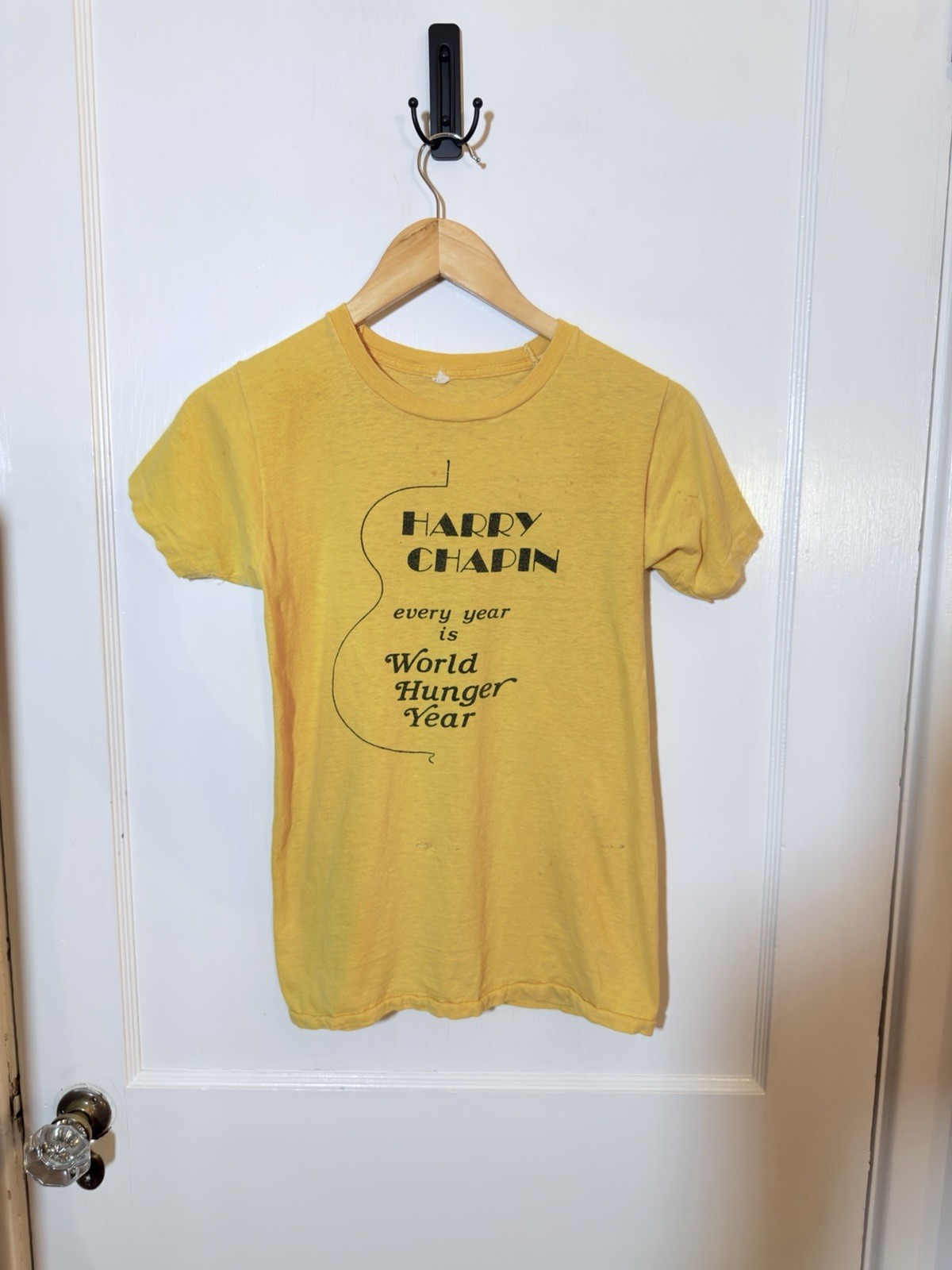 Rare autographed vintage 1970s single-stitch graphic t-shirt