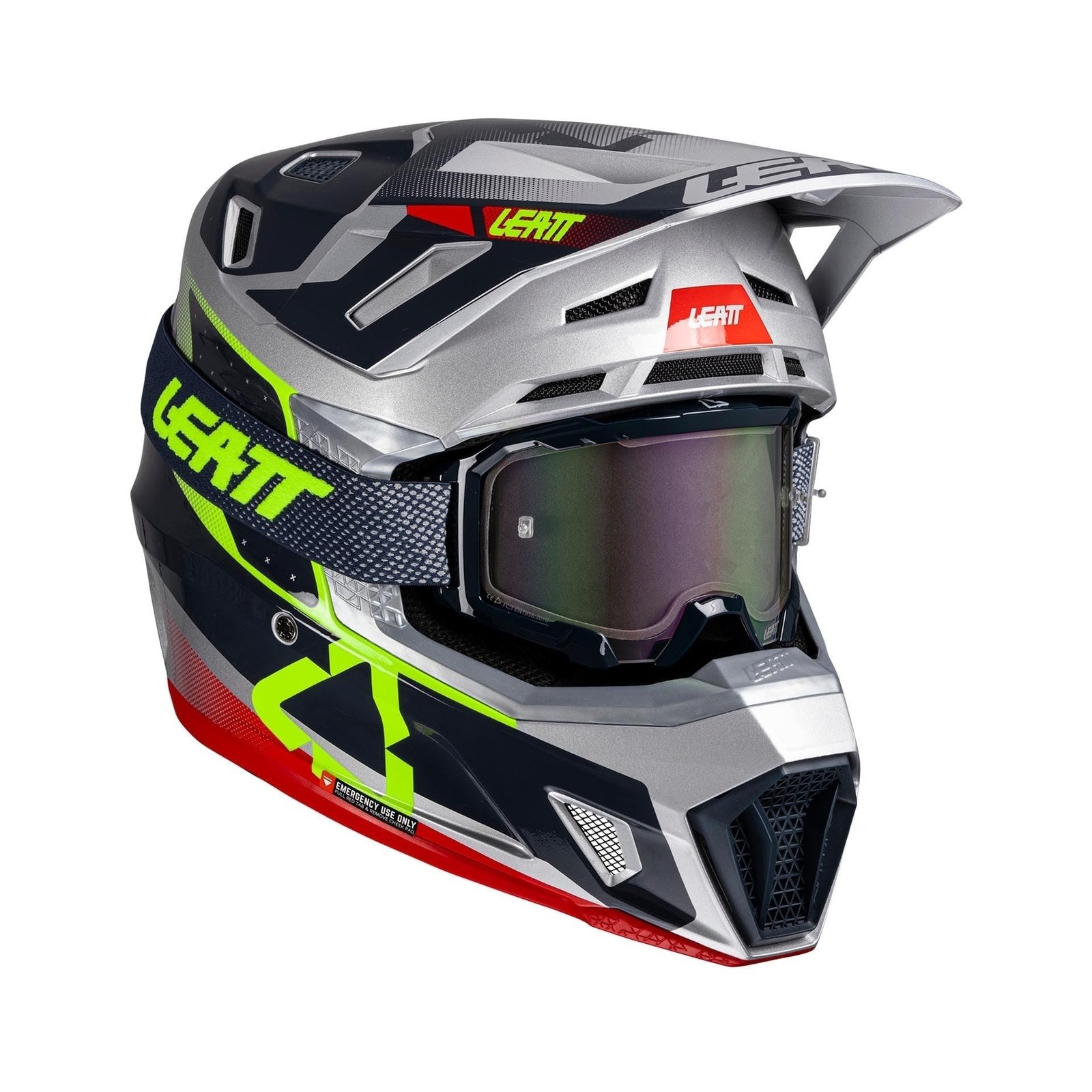 [OPEN BOX] Leatt Helmet Kit Moto 7.5 V25 Steel XL 61-62cm