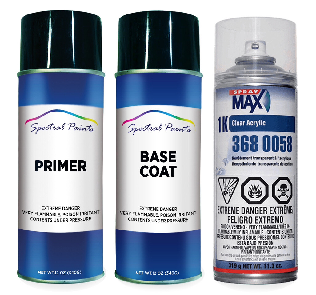 For GMC U8624 Summit White Spray Paint Primer & Clear Compatible