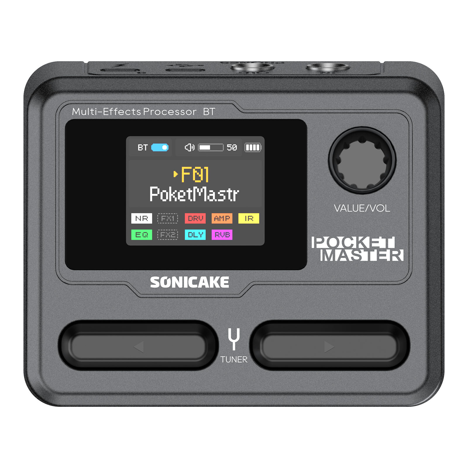 SONICAKE Pocket Master Guitar Modeling IR Cabinets Simulation Multi-Effects 