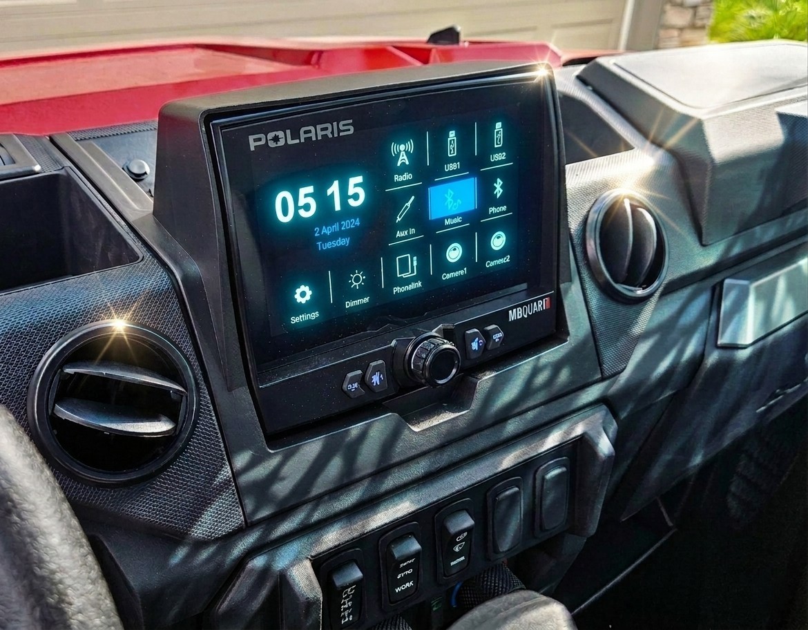 2025-27 Polaris Ranger XP 1000 Radio Kit - MB Quart 7\
