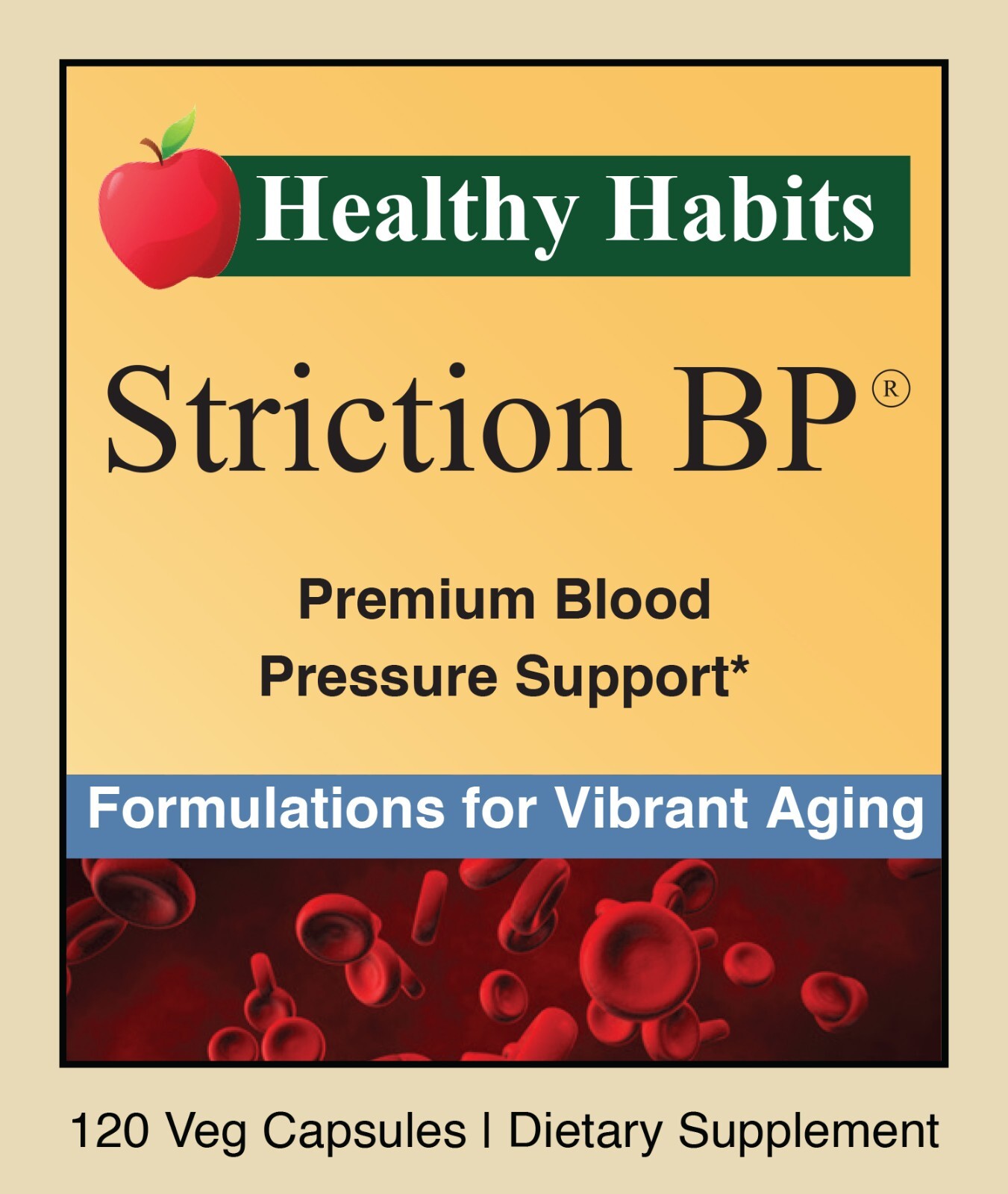 Striction BP Blood Health Support Supplement - StrictionBP 120 Veggie Capsules Striction BP Blood Health Support Supplement - StrictionBP 120 Veggie Capsules
