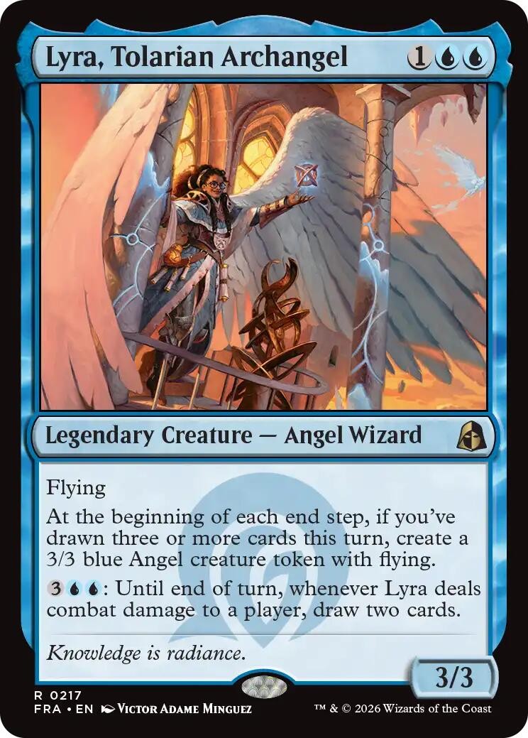 Lyra, Tolarian Archangel #217 *Foil* (NM) Reality Fracture (FRA) MTG