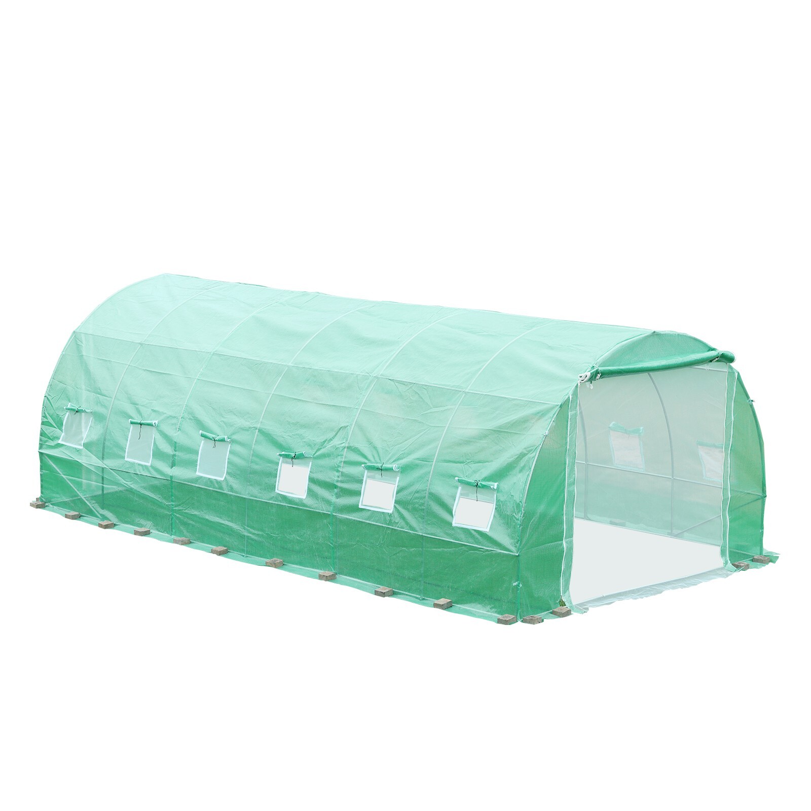Aoodor 20x10x7FT Greenhouse Replacement Cover Outdoor Walk-in Tunnel(Only Cover) Aoodor 20x10x7FT Greenhouse Replacement Cover Outdoor Walk-in Tunnel(Only Cover)