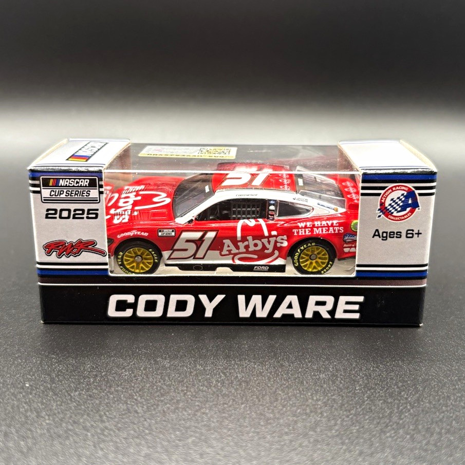 Cody Ware #51 Arby\'s 2025 Ford Mustang 1:64. RARE Cody Ware #51 Arby\'s 2025 Ford Mustang 1:64. RARE