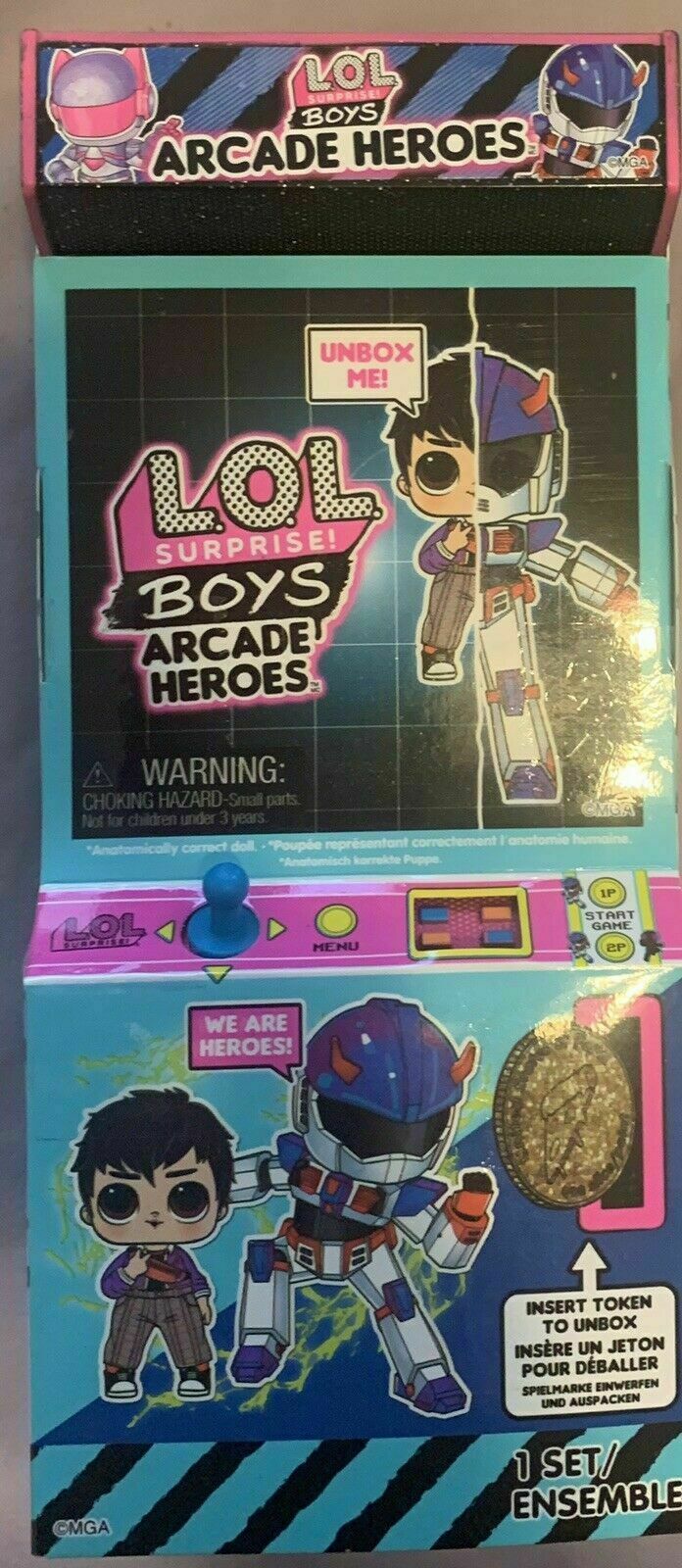 L.O.L. Surprise Boys Arcade Heroes Anatomically Correct LOL * Fan Boy Atomic L.O.L. Surprise Boys Arcade Heroes Anatomically Correct LOL * Fan Boy Atomic