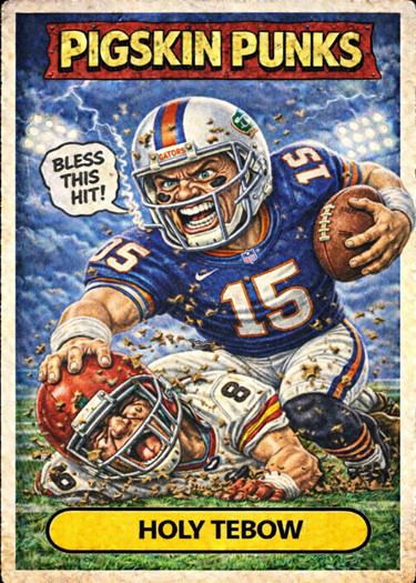 HOLY TIM TEBOW BLESS THIS HIT PIGSKIN PUNKS### BUY 5 GET 1 FREE ## or 30% OFF 12 HOLY TIM TEBOW BLESS THIS HIT PIGSKIN PUNKS### BUY 5 GET 1 FREE ## or 30% OFF 12