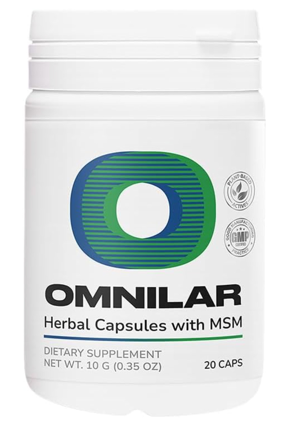 Omnilar Herbal Capsules with MSM | Daily Wellness Support | 20 Capsules