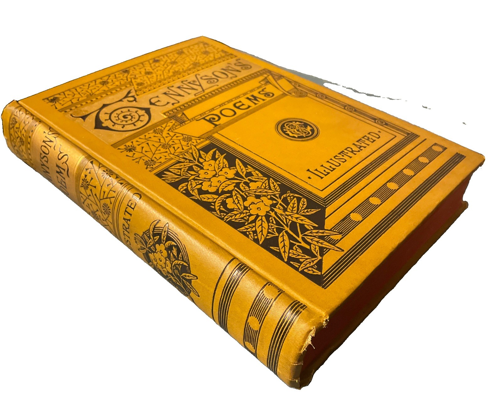 Antique 1882 The Complete Poetical Works of Alfred Lord Tennyson Illustrated Antique 1882 The Complete Poetical Works of Alfred Lord Tennyson Illustrated