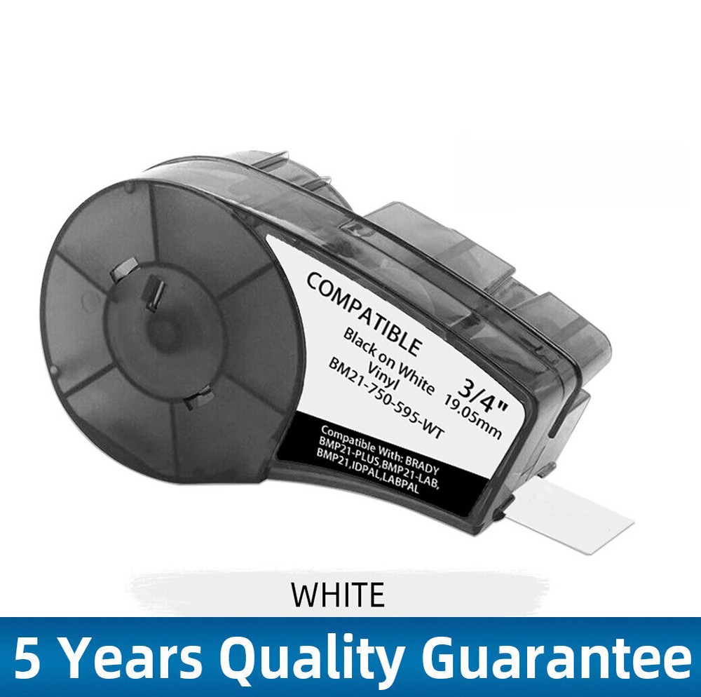 For Brady BMP21-PLUS M21-750-595-WT M21-750-499 M21-750-427 Label Cartridge 3/4