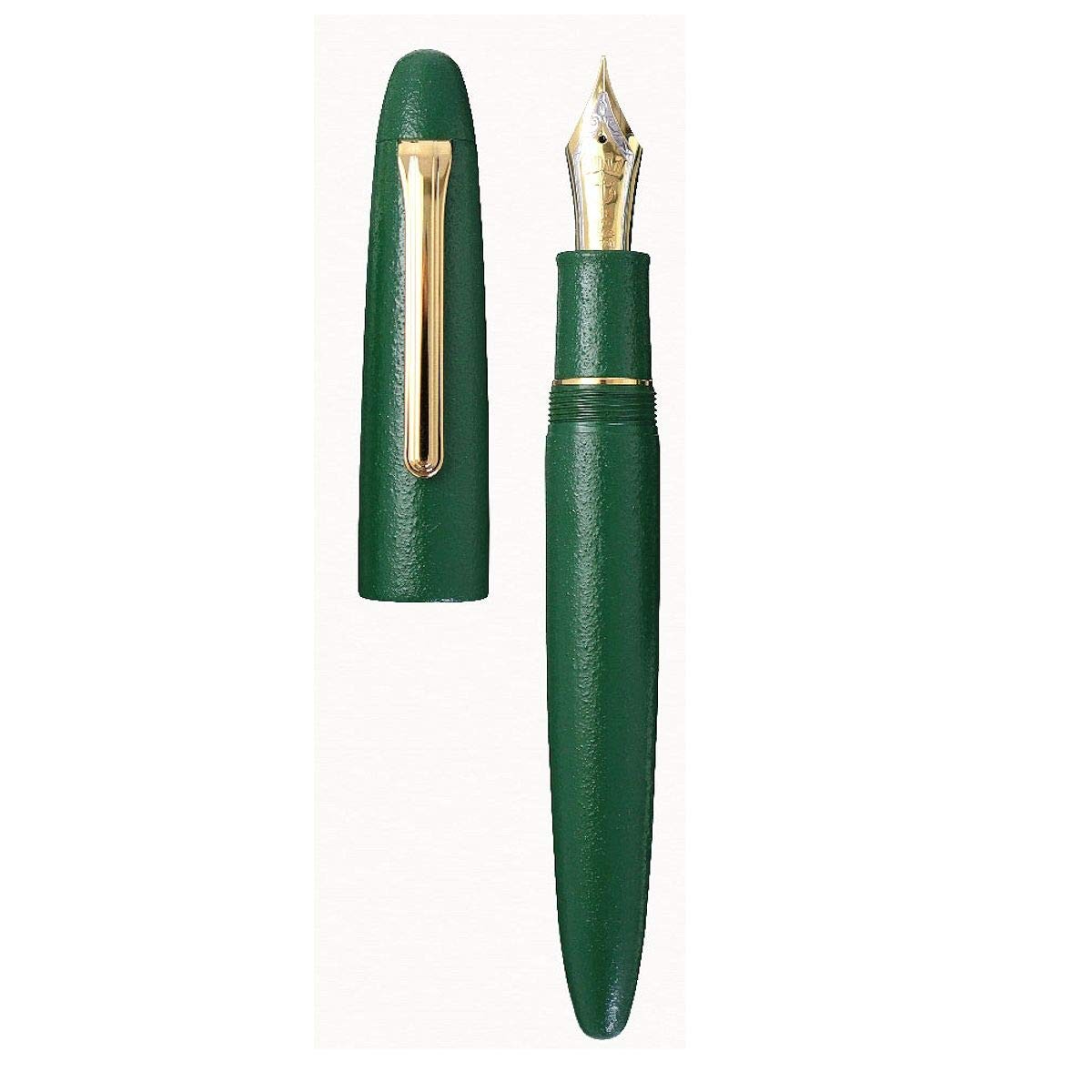 Sailor Iro-Miyabi Ebonite Fountain Pen Chitose-Midori Medium 10-1584-460 21K