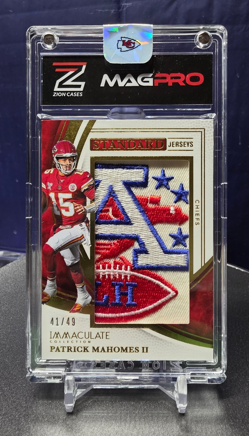 2025 Immaculate Standard Jerseys /49 Mahomes Chiefs Lamar Hunt Patch Logo***💎💎 2025 Immaculate Standard Jerseys /49 Mahomes Chiefs Lamar Hunt Patch Logo***💎💎
