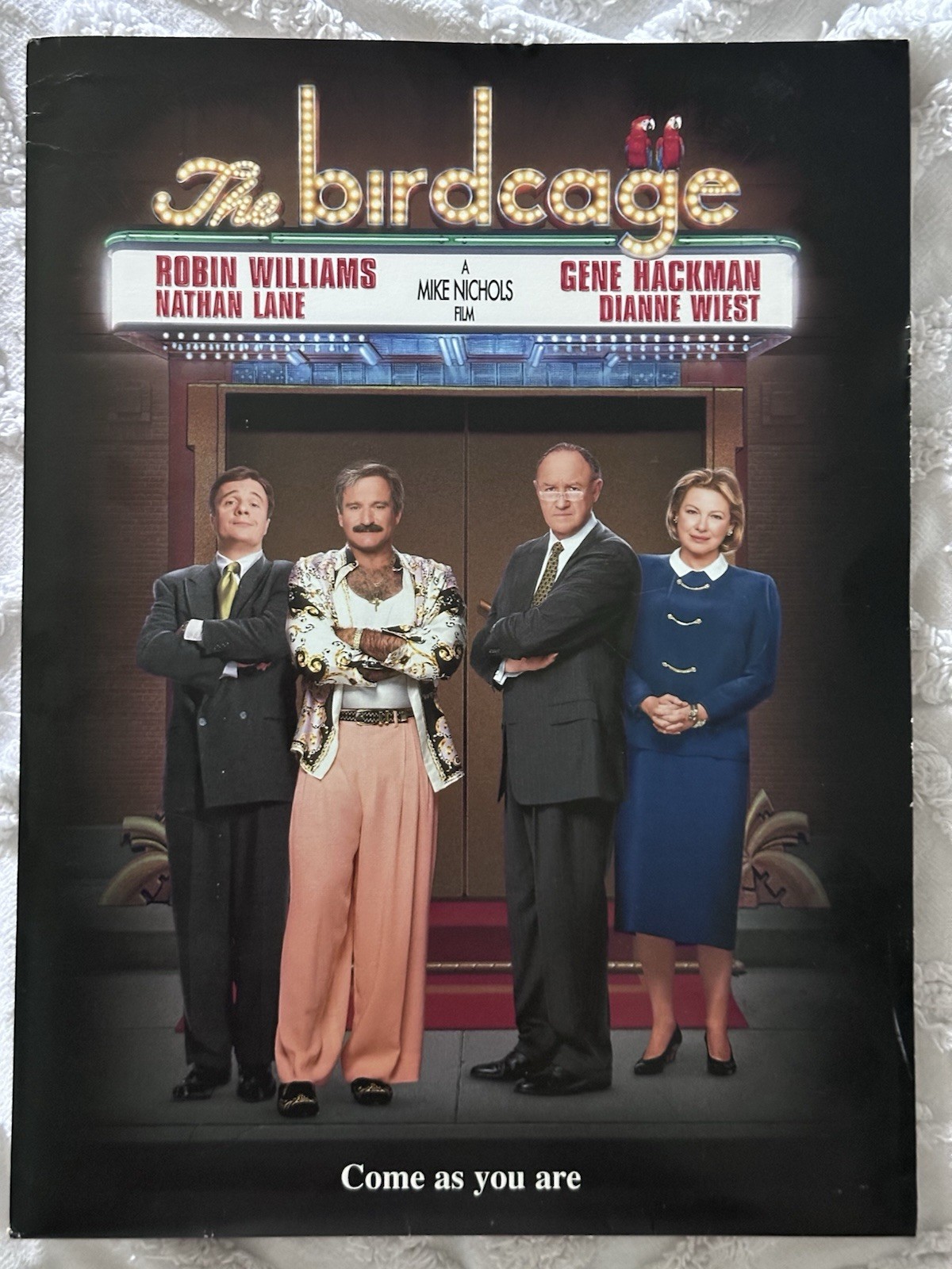 RARE 1996 The Birdcage FULL Press Kit – w/ 15-35mm Color Slides & 7-B&W Photos 