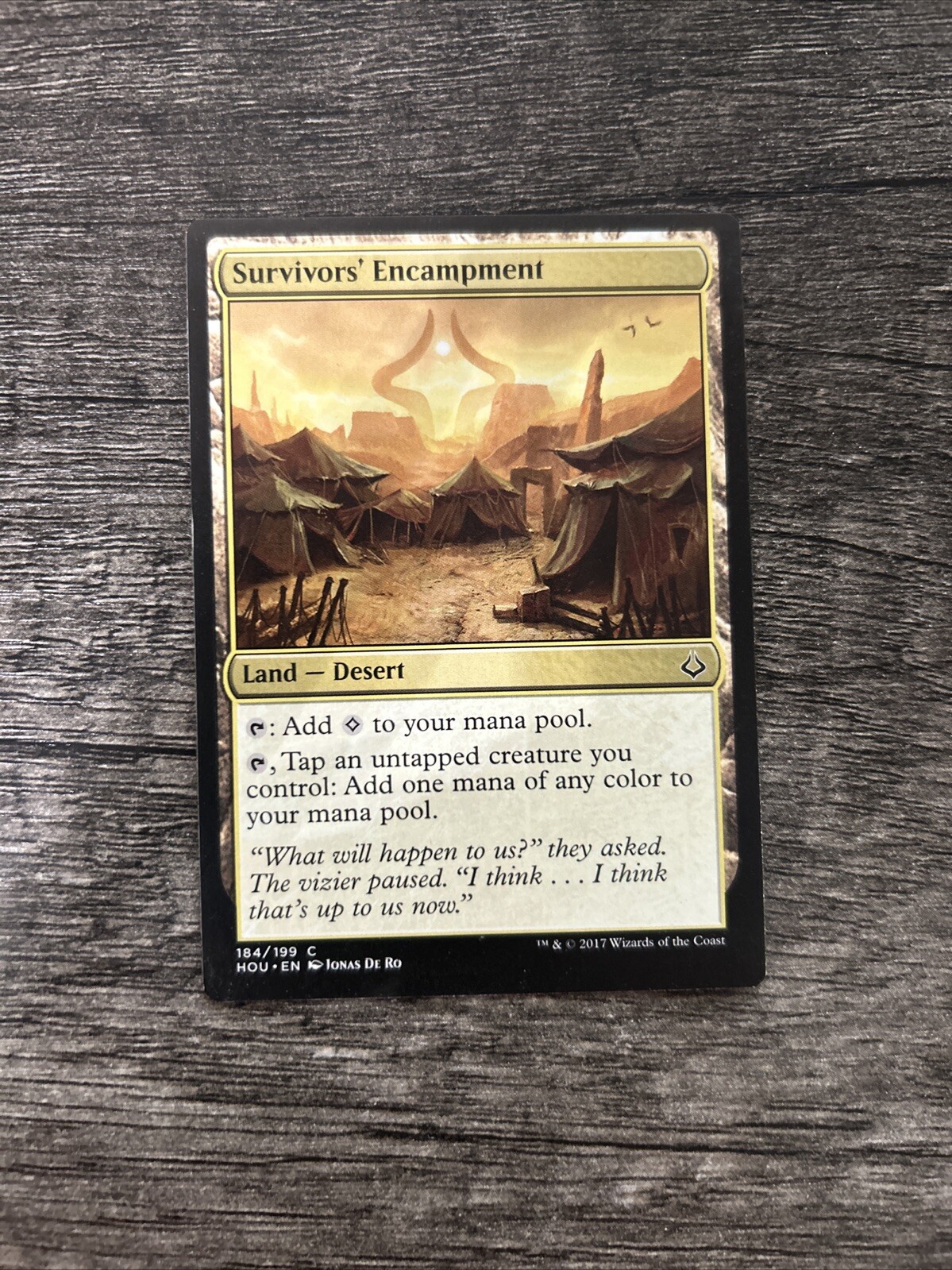 MTG 1x Survivors’ Encampment x1 LP Hour of Devastation