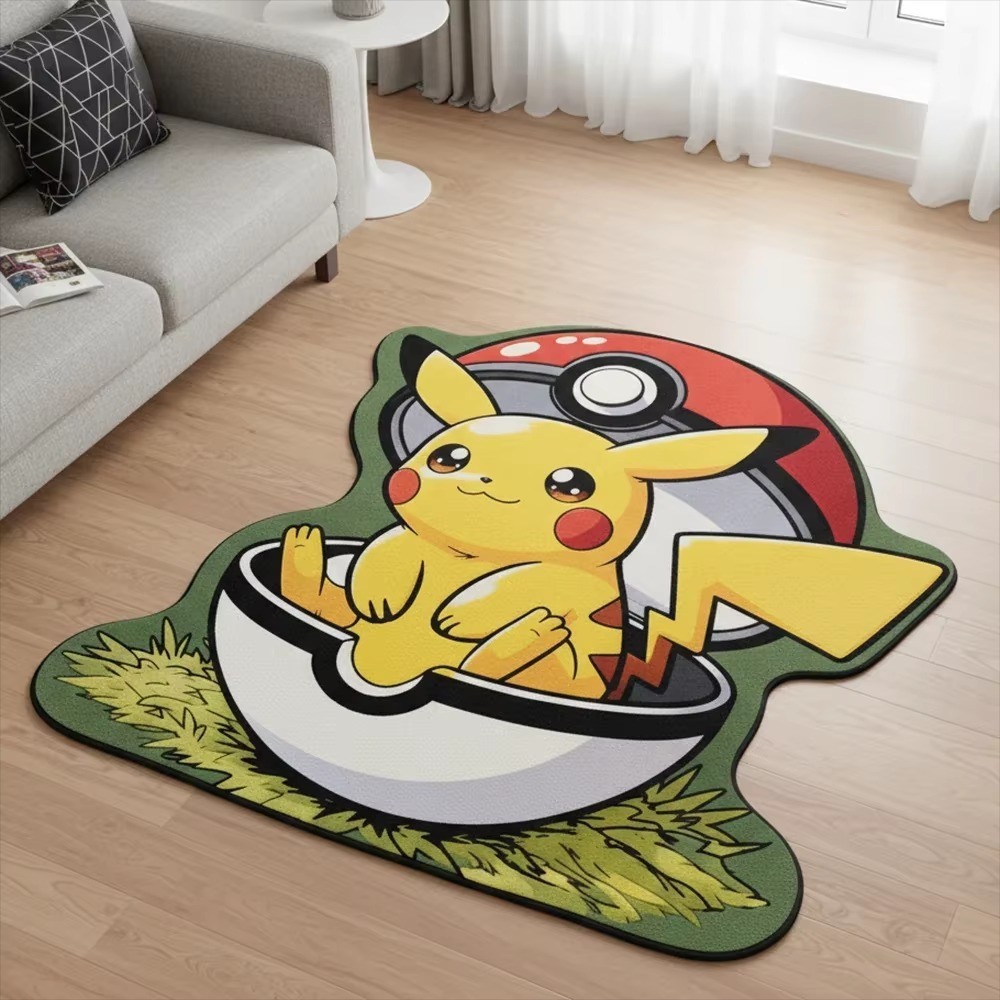 Gengar Rug Pokemon 50x50cm Soft Cartoon Floor Mat Anime Room Decoration