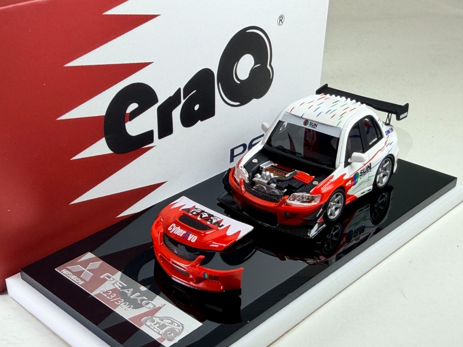 1/64 Era Q Car X Peako Mitsubishi Lancer Evolution IX HK Toycar Salon 2026