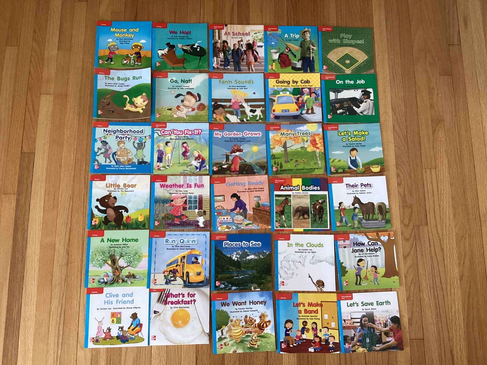 MCGRAW HILL WONDERS LEVELED READERS / GRADE-K / ON LEVEL / 30 BOOKS MCGRAW HILL WONDERS LEVELED READERS / GRADE-K / ON LEVEL / 30 BOOKS