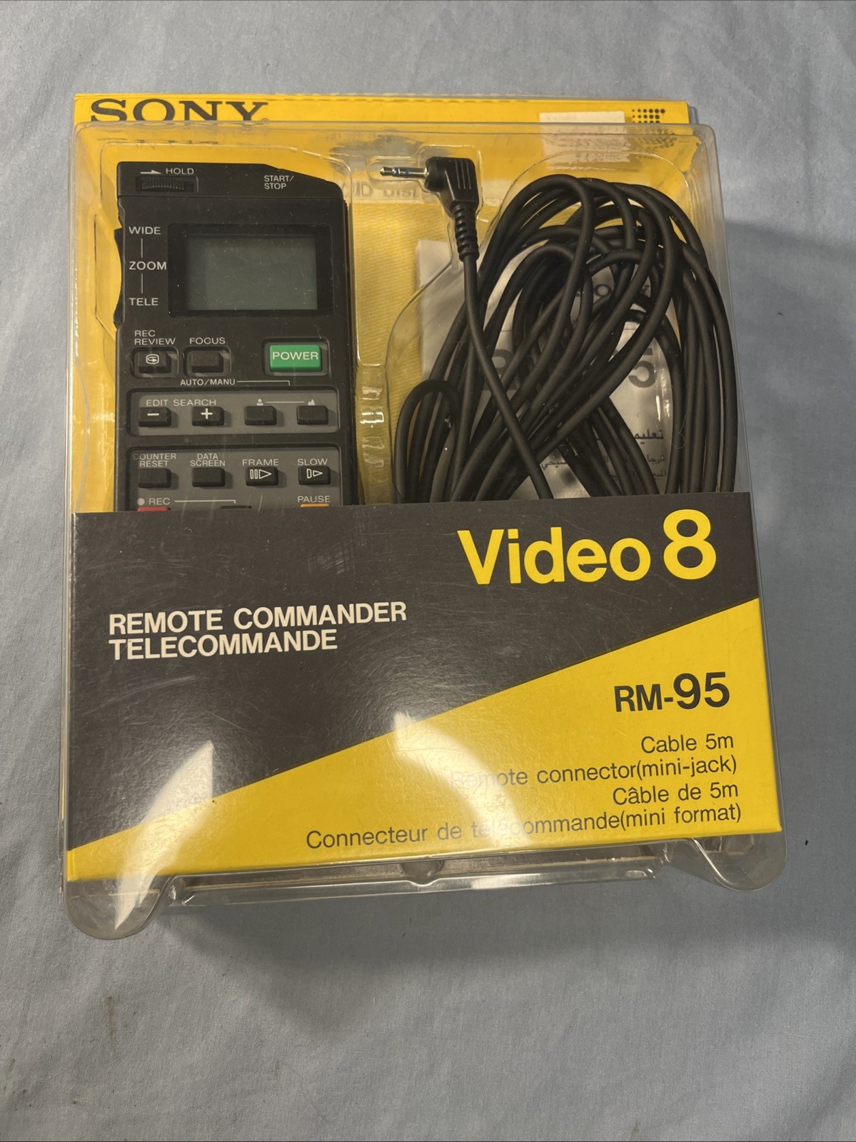 Sony RM-95 -remote Connector Cable 5M/ Video 8