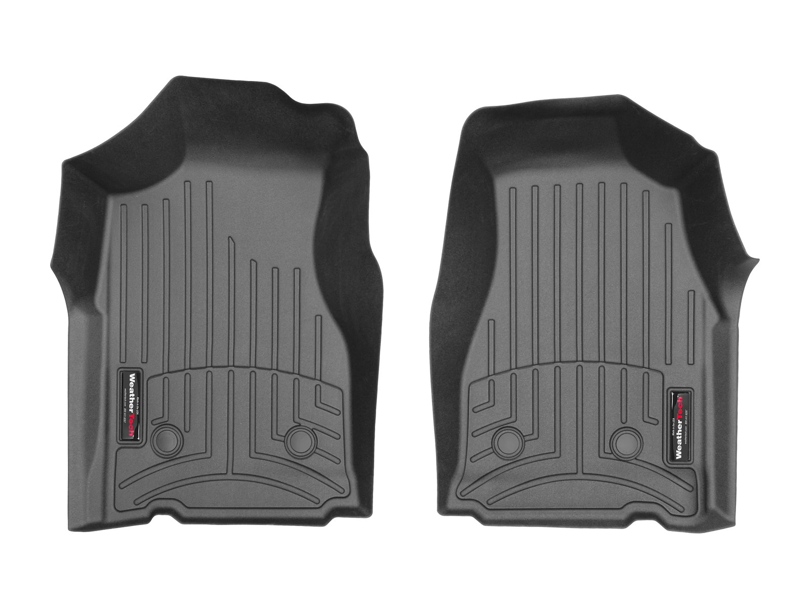 WeatherTech FloorLiner for 2004-2012 GMC Canyon - 1st Row, Black