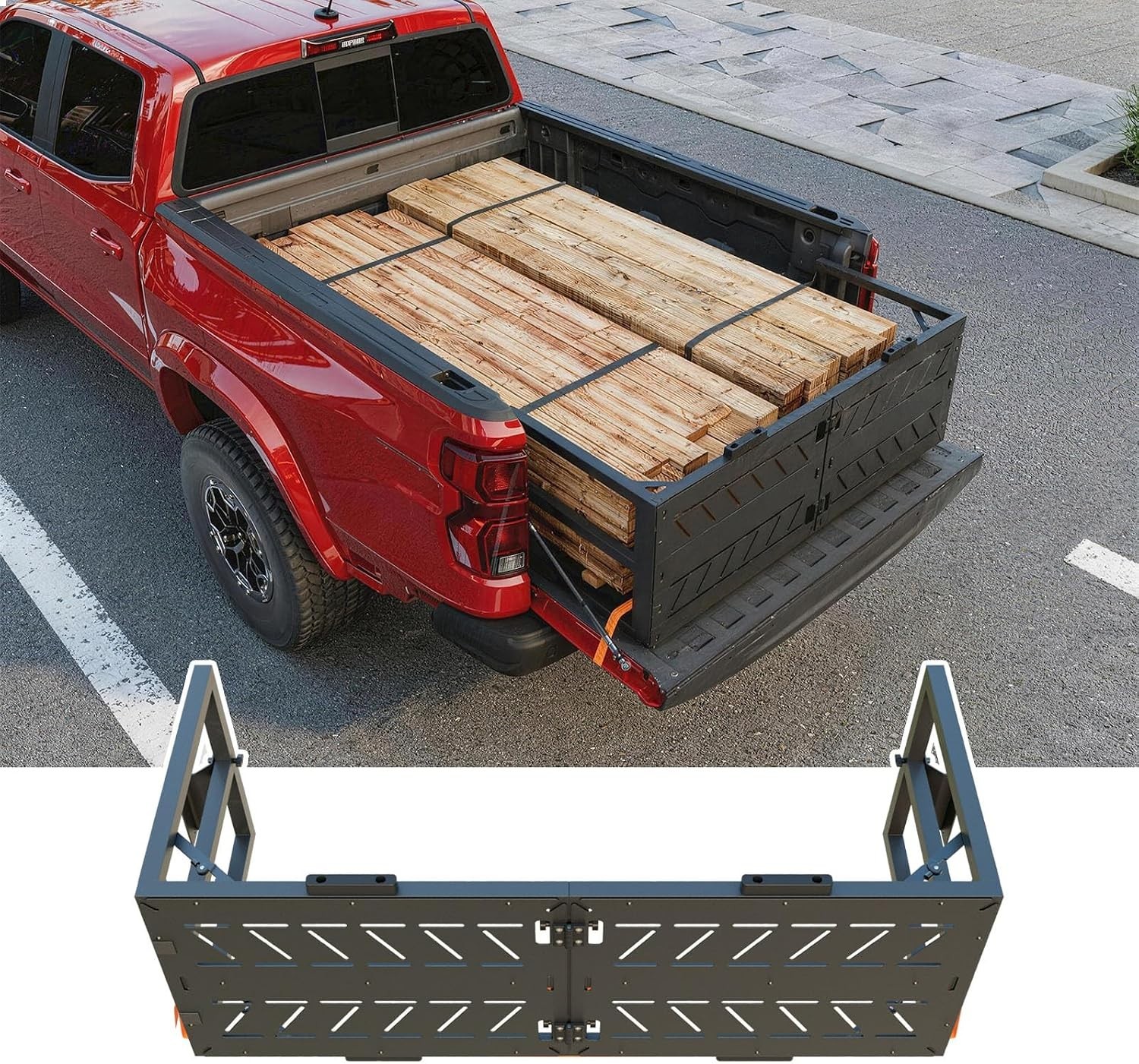 For 2023-2026 Chevy Colorado GMC Canyon Truck Bed Extension Tailgate Extender For 2023-2026 Chevy Colorado GMC Canyon Truck Bed Extension Tailgate Extender