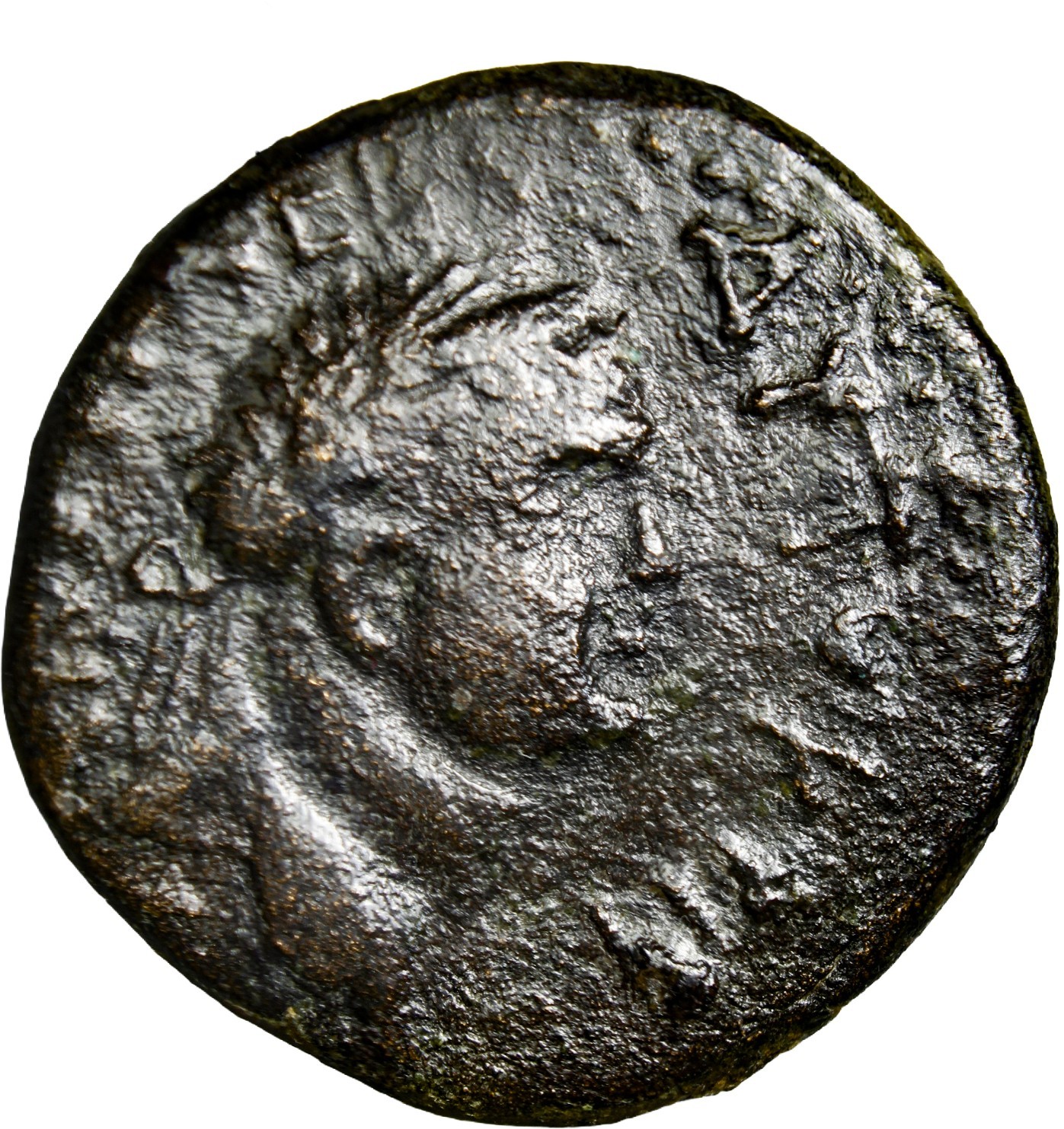 VERY RARE JUDAEA, Herodians. Agrippa II, with Titus Caesar. Circa 50CE Nike Coin VERY RARE JUDAEA, Herodians. Agrippa II, with Titus Caesar. Circa 50CE Nike Coin