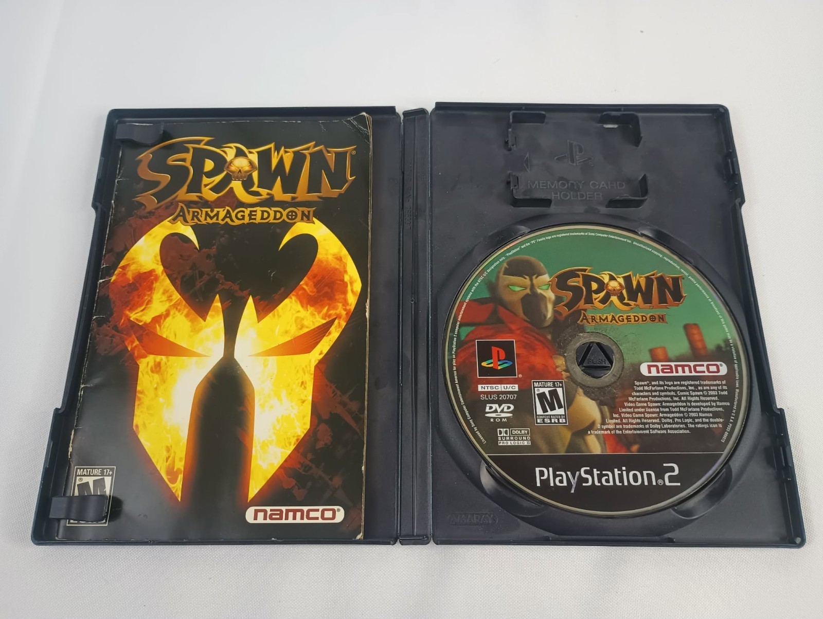 Spawn Armageddon PS2 Disc + Manual Only Tested and working Spawn Armageddon PS2 Disc + Manual Only Tested and working