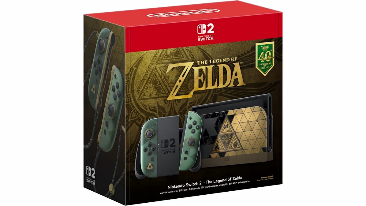 PRE-SALE: Nintendo Switch 2 Zelda 40th Anniversary Edition 256GB PRE-SALE: Nintendo Switch 2 Zelda 40th Anniversary Edition 256GB