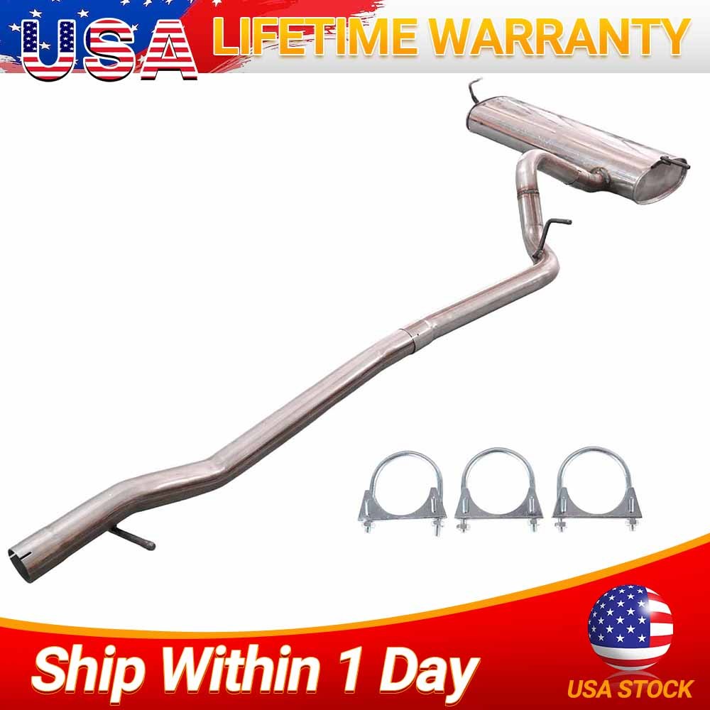 New Stainless Steel Exhaust System Kit fits 2007-2011 Jeep Wrangler 3.8L 4 Door