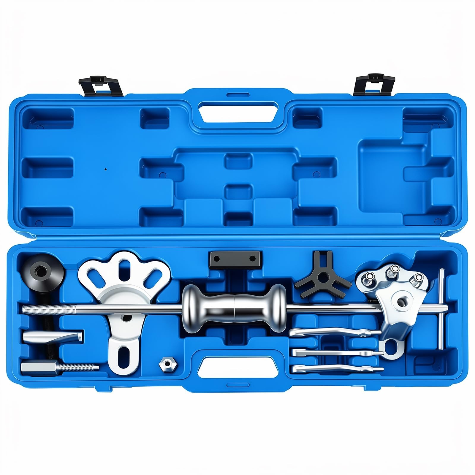 ATPEAM 9-Way Slide Hammer Puller Set 19pc Wheel Hub Axle Bearing Puller Kit ATPEAM 9-Way Slide Hammer Puller Set 19pc Wheel Hub Axle Bearing Puller Kit