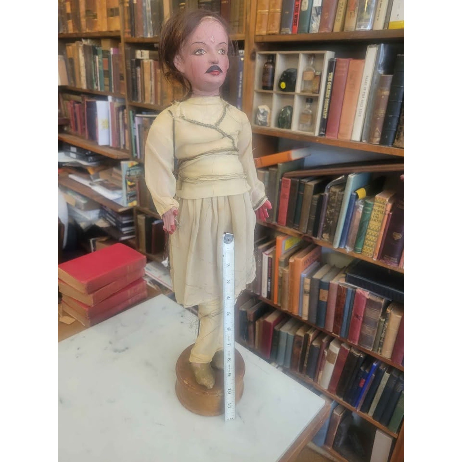 Vintage Indian Doll in Traditional Attire circa 1920s, real hair, 2 feet tall Vintage Indian Doll in Traditional Attire circa 1920s, real hair, 2 feet tall