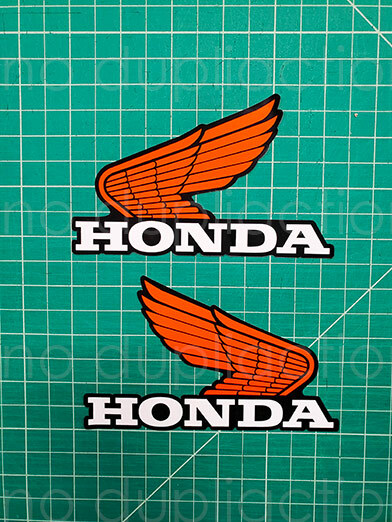 84\' 1984 ATC 250R trike 2pc tank calcomanias graphics decals stickers 3 wheeler
