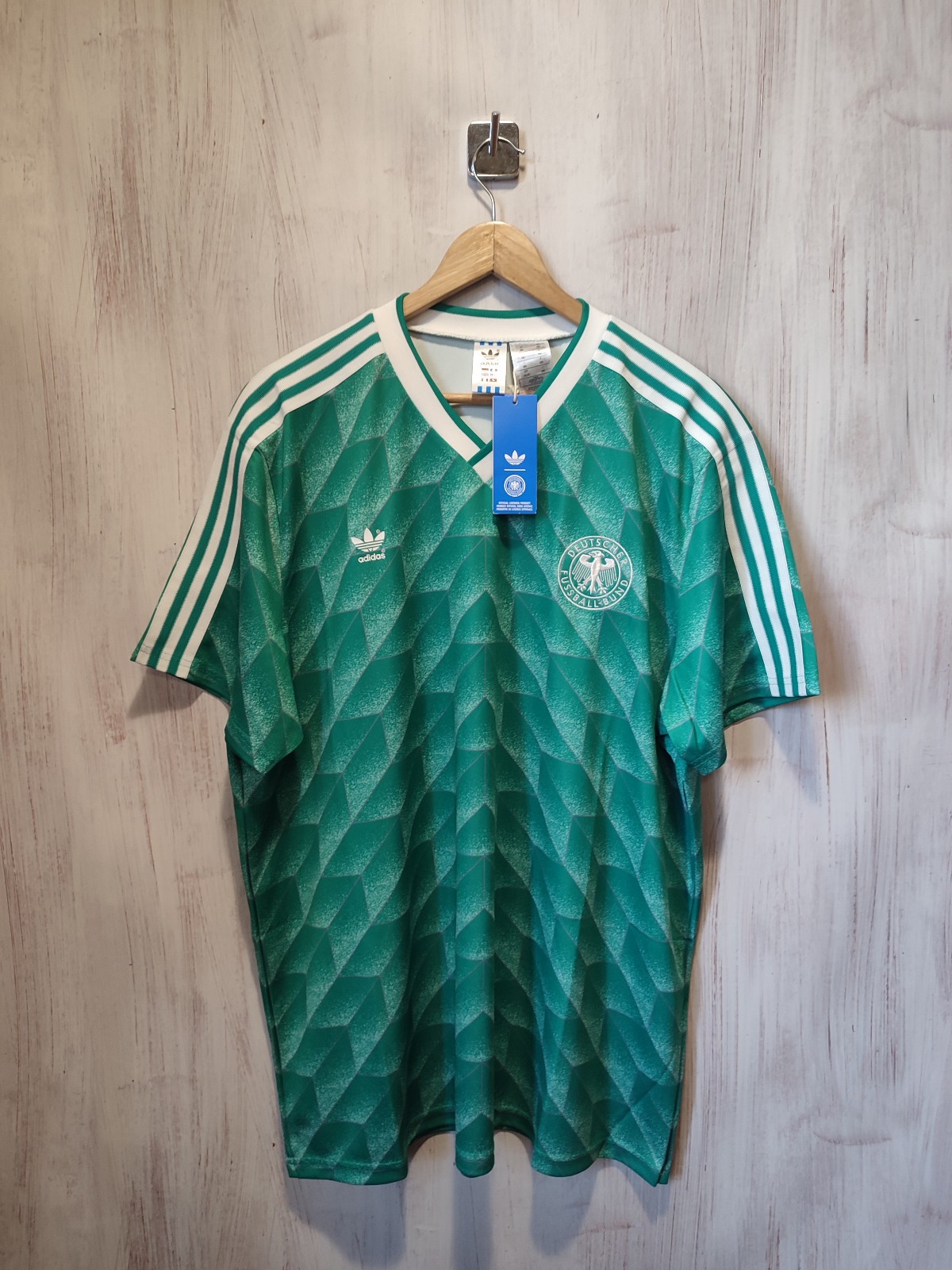 Germany 1990 away Size 2XL Adidas Originals reissue shirt soccer XXL Deutschland