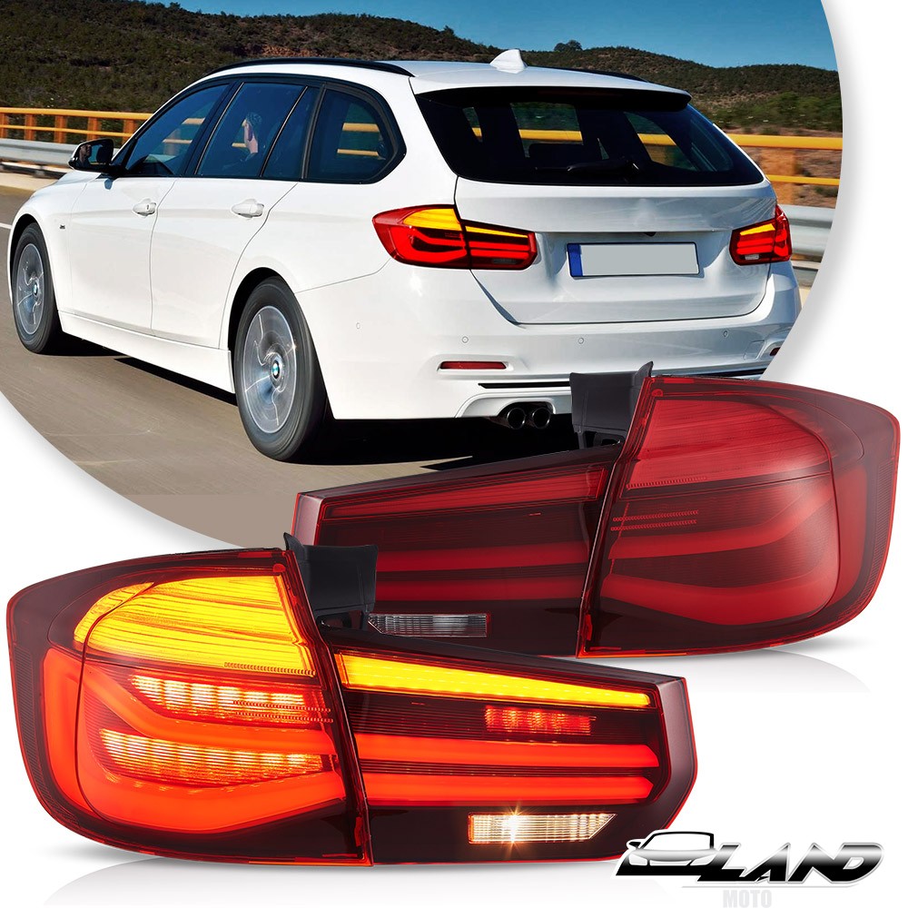 VLAND Red Full LED TailLights Assembly For 2012-2018 BMW 3-Series Wagon F31 Pair VLAND Red Full LED TailLights Assembly For 2012-2018 BMW 3-Series Wagon F31 Pair