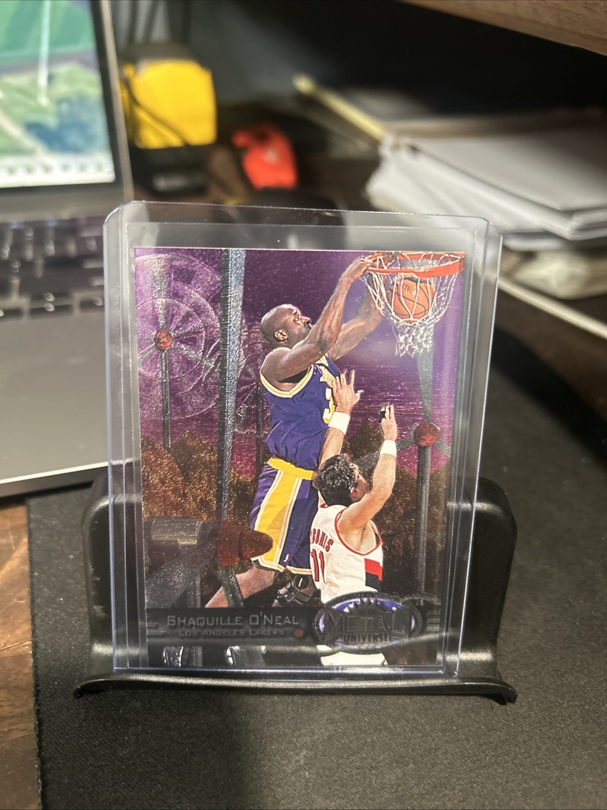1997-98 METAL UNIVERSE SHAQUILLE O\'NEAL SHAQ #50 LOS ANGELES LAKERS 1997-98 METAL UNIVERSE SHAQUILLE O\'NEAL SHAQ #50 LOS ANGELES LAKERS