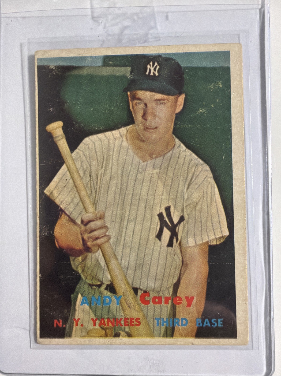 1957 Topps - Scarce Series Andy Carey #290