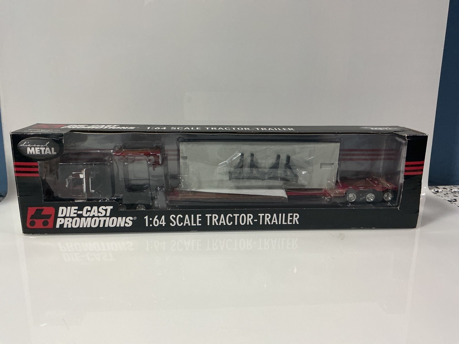 1:64 DIE-CAST PROMOTIONS DCP LEFEBVRE KENWORTH T800 & LOWBOY TRAILER  #33712