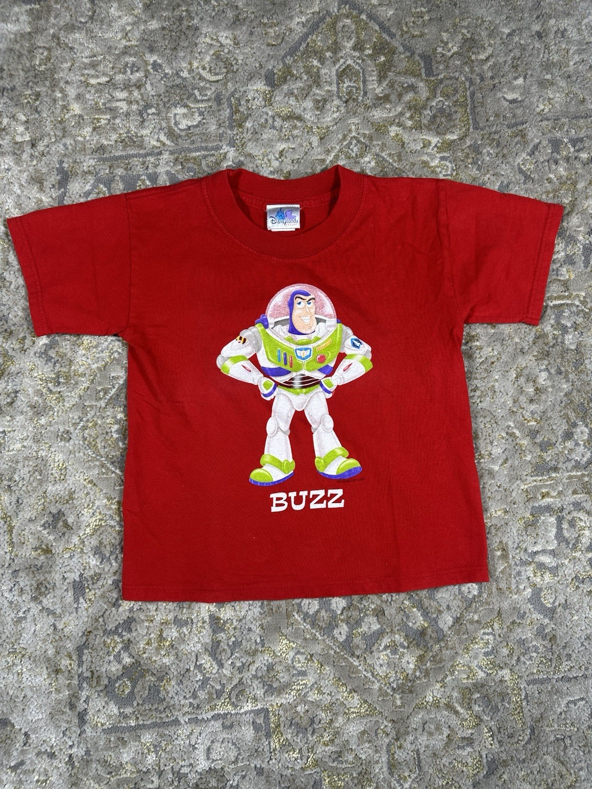 Vtg 90s Toy Story Buzz Lightyear T-Shirt Toddler 3T Disneyland Resort