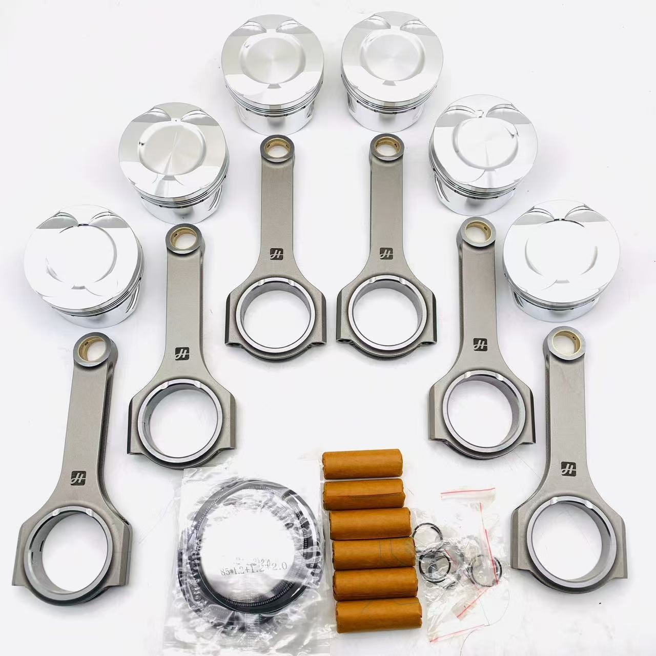 N52 Forged Pistons Forged Connecting Rods Kit For BMW N52B30 Z4 E64 E87 E90 N52 Forged Pistons Forged Connecting Rods Kit For BMW N52B30 Z4 E64 E87 E90
