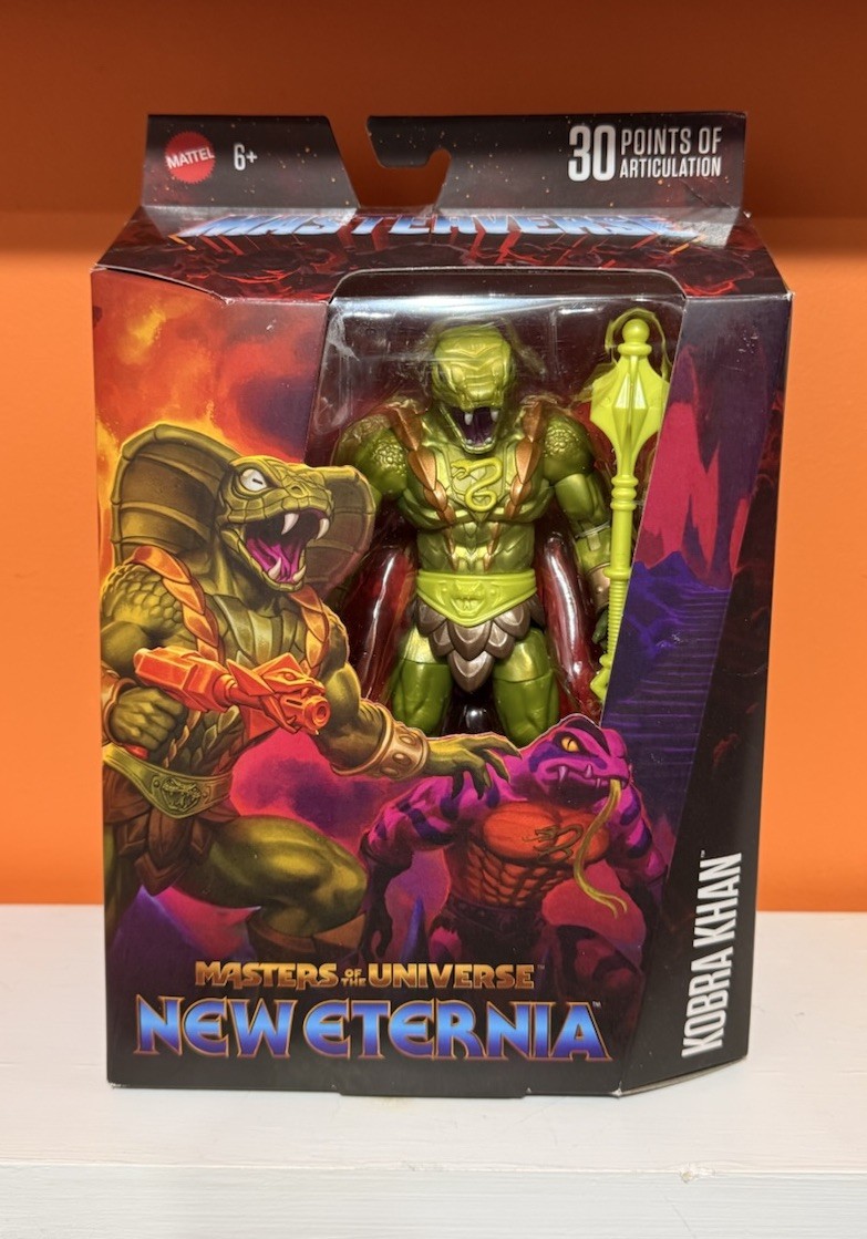 MOTU Mattel Masters Of The Universe Masterverse New Eternia KOBRA KHAN SEALED MOTU Mattel Masters Of The Universe Masterverse New Eternia KOBRA KHAN SEALED