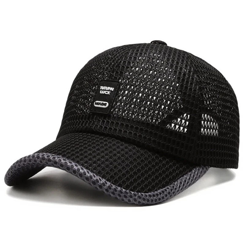Men\'s Breathable Mesh Baseball Cap Summer Outdoor Hat Trucker Cap Gym Fun Gift Men\'s Breathable Mesh Baseball Cap Summer Outdoor Hat Trucker Cap Gym Fun Gift