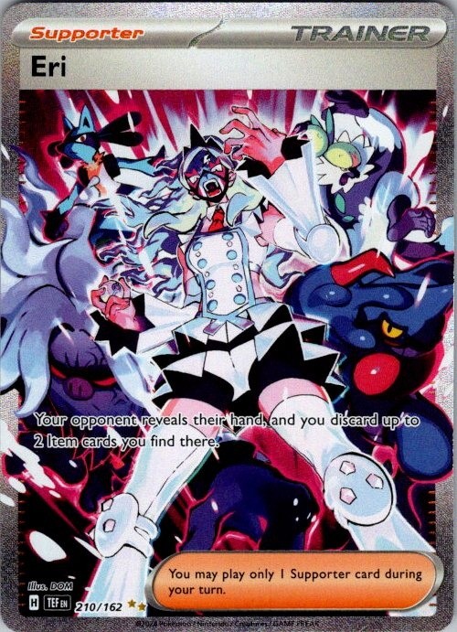 Eri Holo Special Illustration Rare SV05: Temporal Forces 210/162 NM Eri Holo Special Illustration Rare SV05: Temporal Forces 210/162 NM