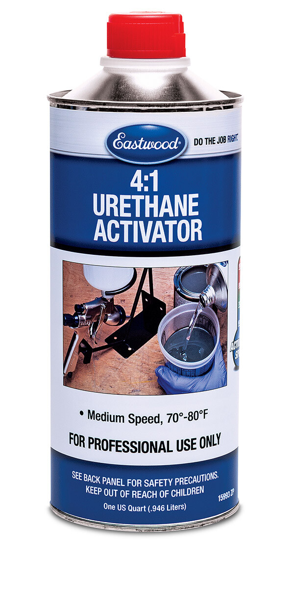 Eastwood 4:1 Rat Rod Clear Single Stage Urethane Topcoat Medium Activator Eastwood 4:1 Rat Rod Clear Single Stage Urethane Topcoat Medium Activator