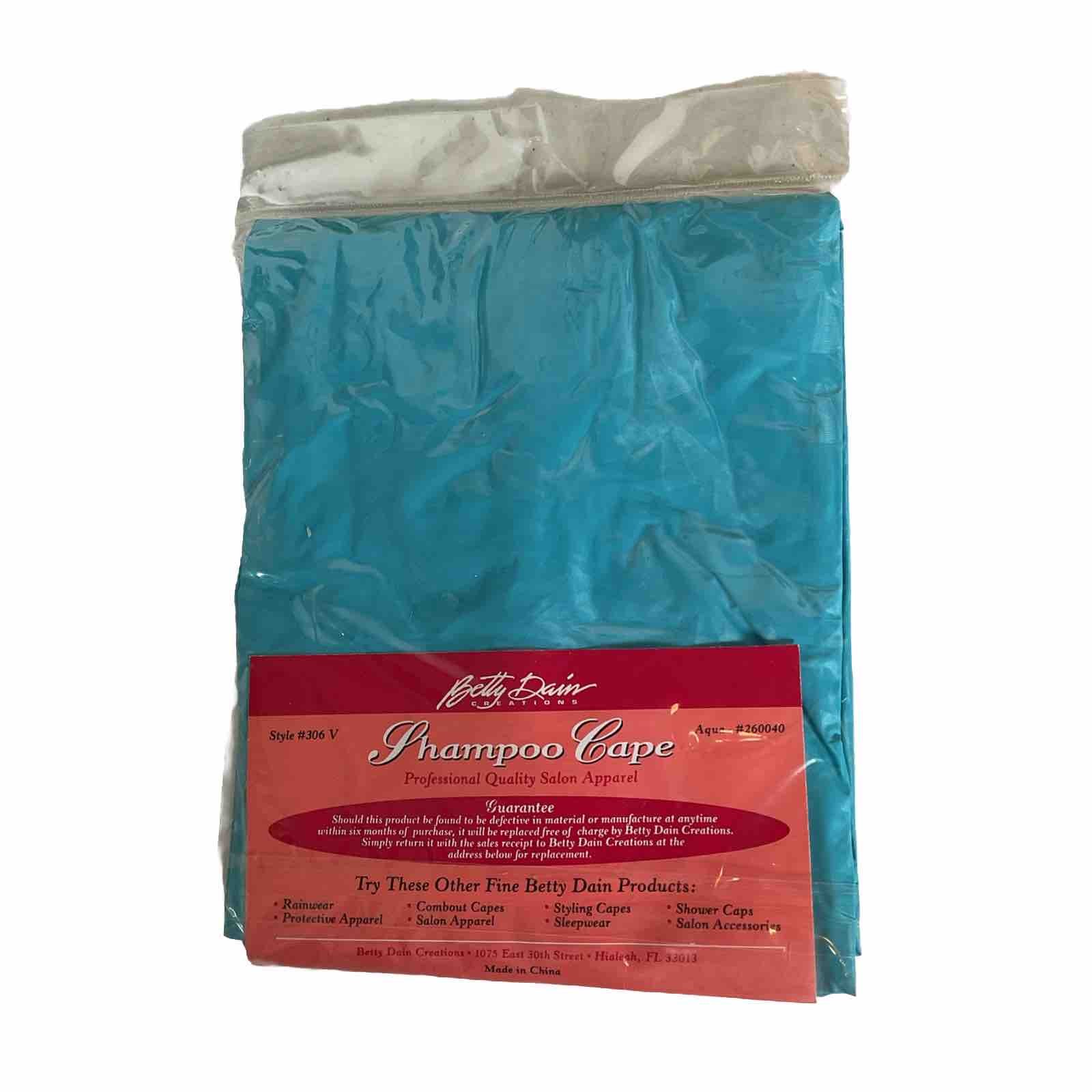 Vintage 80s Betty Dain Jumbo Shampoo Cape #306 Snap On Collar NOS Vintage 80s Betty Dain Jumbo Shampoo Cape #306 Snap On Collar NOS