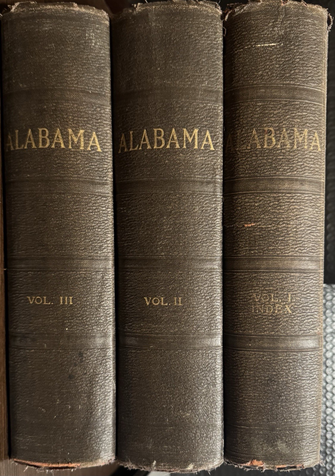 RARE 1927 HISTORY OF ALABAMA and HER PEOPLE Albert B. Moore 3 Three VOLUME SET RARE 1927 HISTORY OF ALABAMA and HER PEOPLE Albert B. Moore 3 Three VOLUME SET