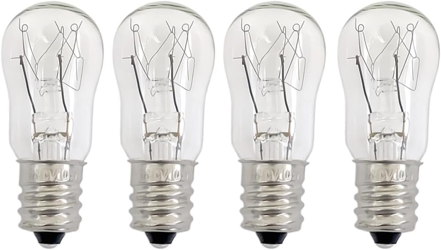 Appliance Clear Light WE05X20431 Dryer Drum Replacement Bulbs,120V/10W/E12,Dryer