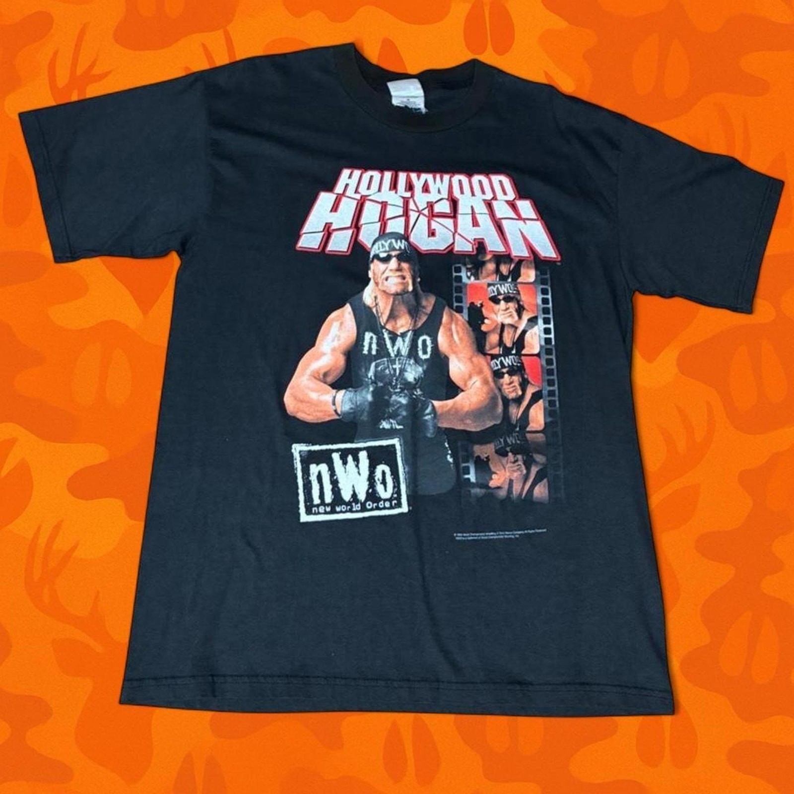 Vintage 1998 Hollywood Hogan nWo WCW Graphic Tee Vintage 1998 Hollywood Hogan nWo WCW Graphic Tee