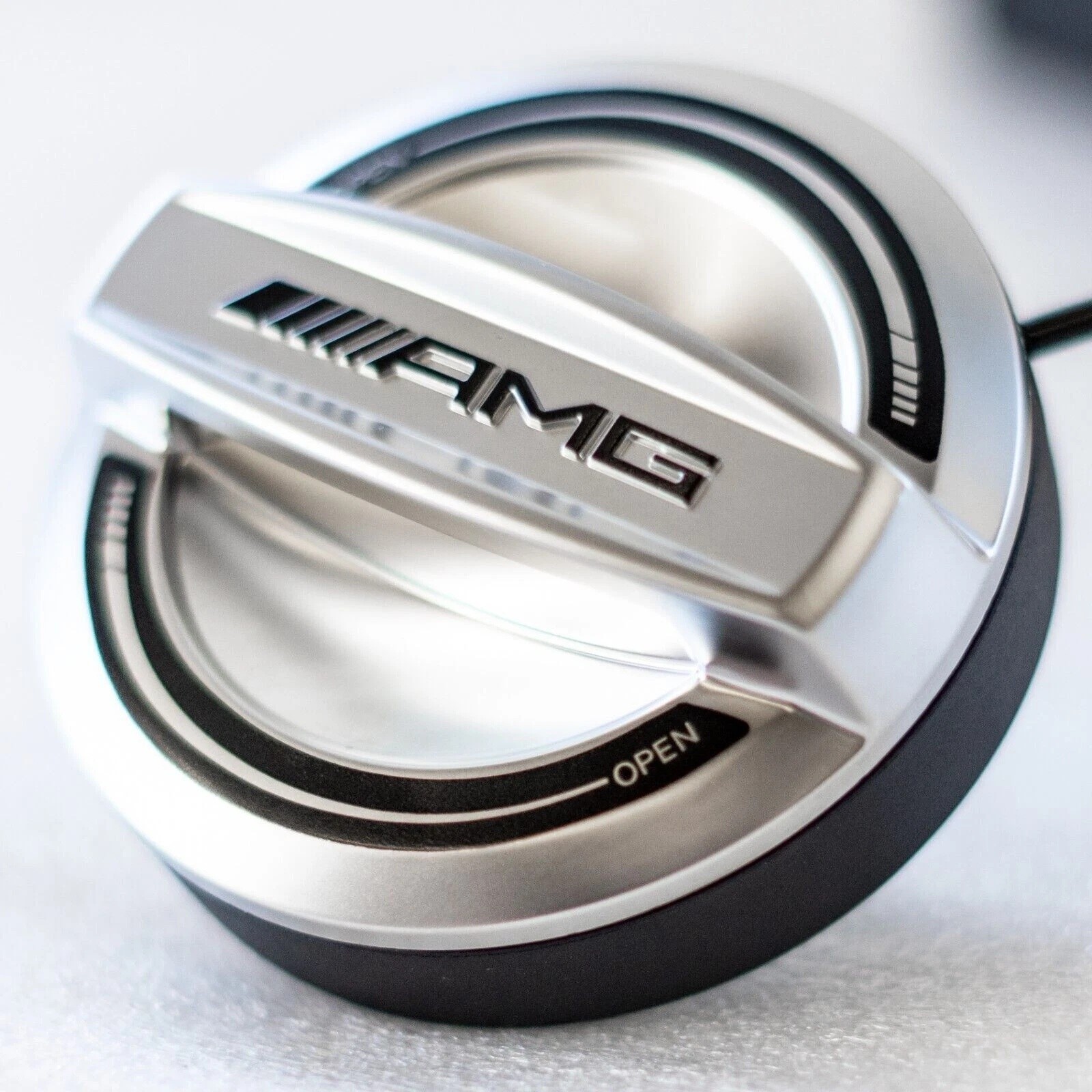 Genuine Mercedes Benz AMG Edition 55 Fuel Tank Filler Gas Cap Cover Matt Chrome Genuine Mercedes Benz AMG Edition 55 Fuel Tank Filler Gas Cap Cover Matt Chrome