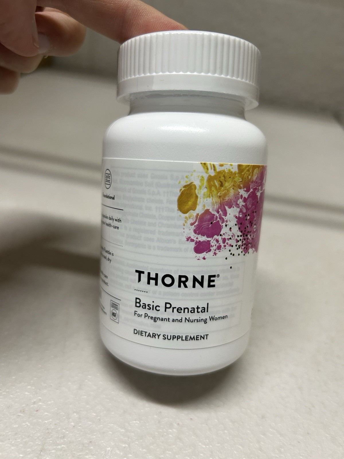 Thorne Research Basic Prenatal Supplement Pregnancy/Nursing 90 Caps Exp 9/26 Thorne Research Basic Prenatal Supplement Pregnancy/Nursing 90 Caps Exp 9/26